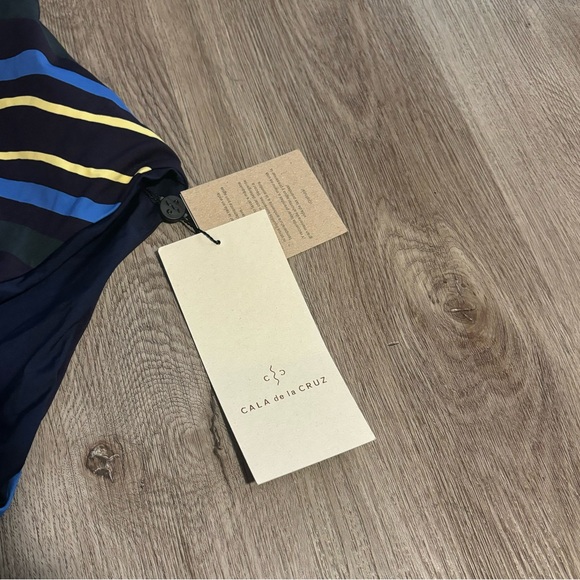 Anthropologie x Cala de La Cruz Alison One-Piece Strapless Swimsuit - Picture 6 of 13